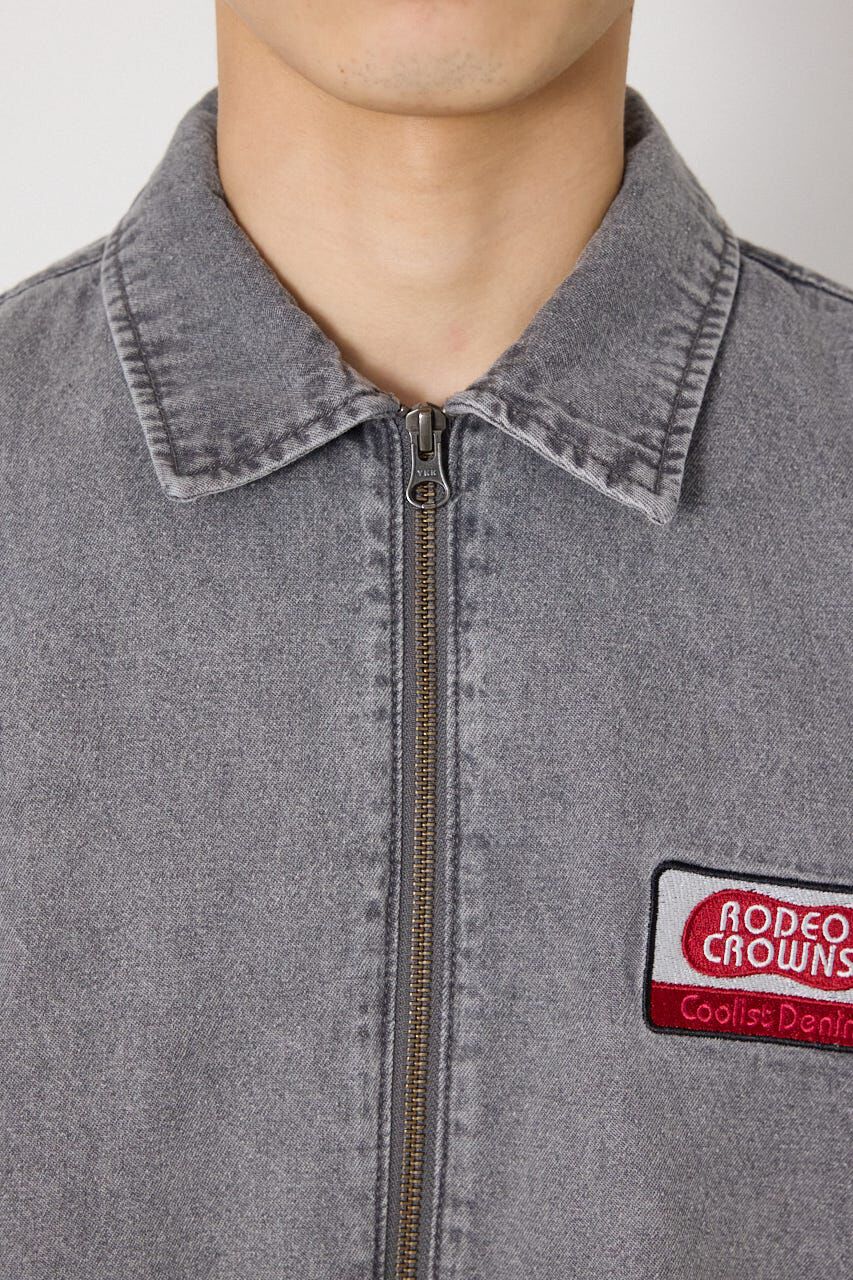RODEO CROWNS「Coolist Denim ZIPシャツ」|シャツ・ブラウス|
