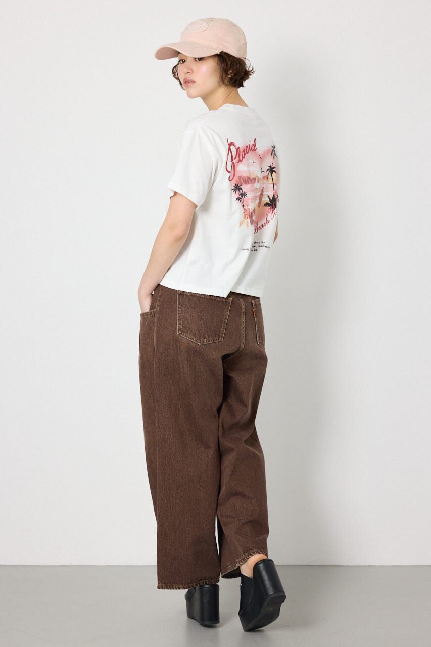 RODEO CROWNS「ビーチ柄Tシャツ」|Tシャツ・カットソー|