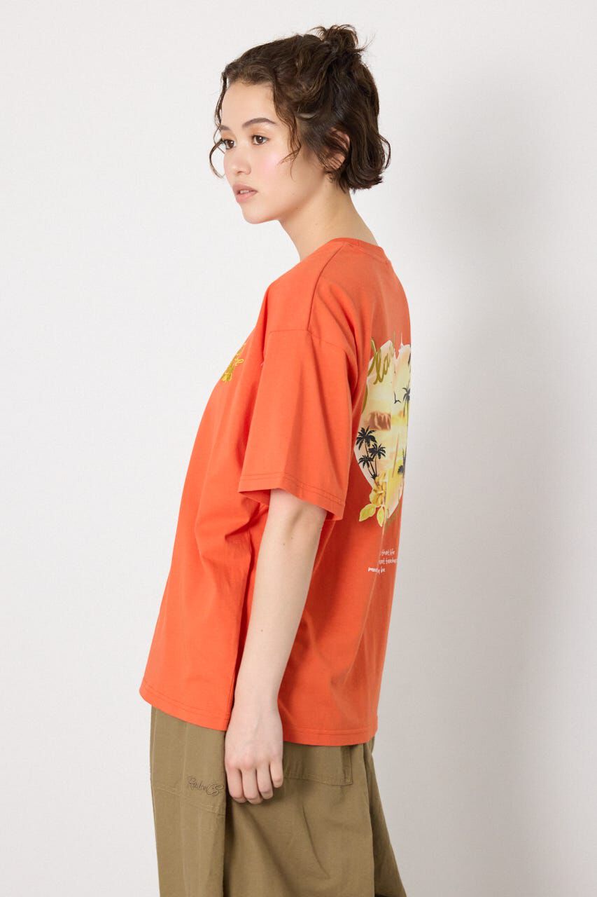 RODEO CROWNS「ビーチ柄Tシャツ」|Tシャツ・カットソー|