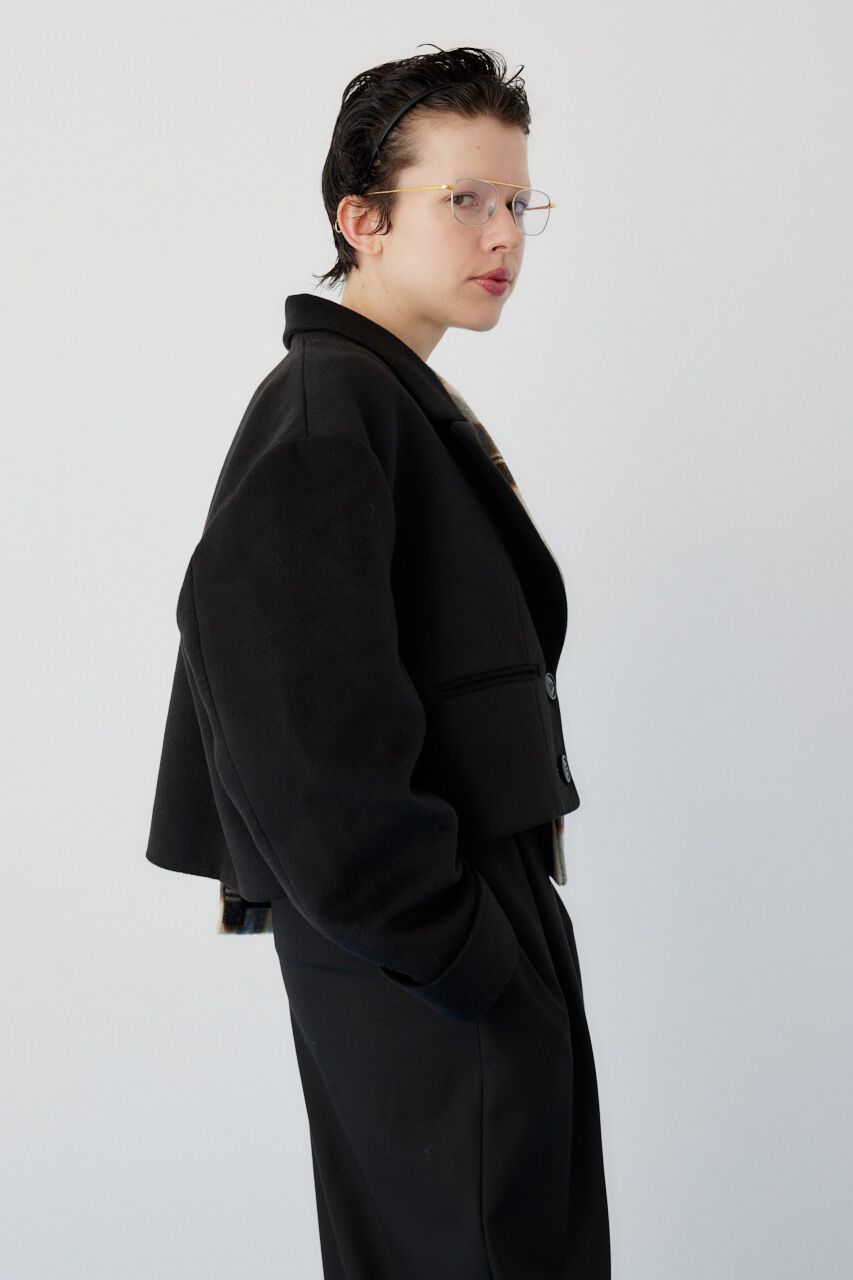 HeRIN.CYE「Bi color asymmetry jacket」|その他|