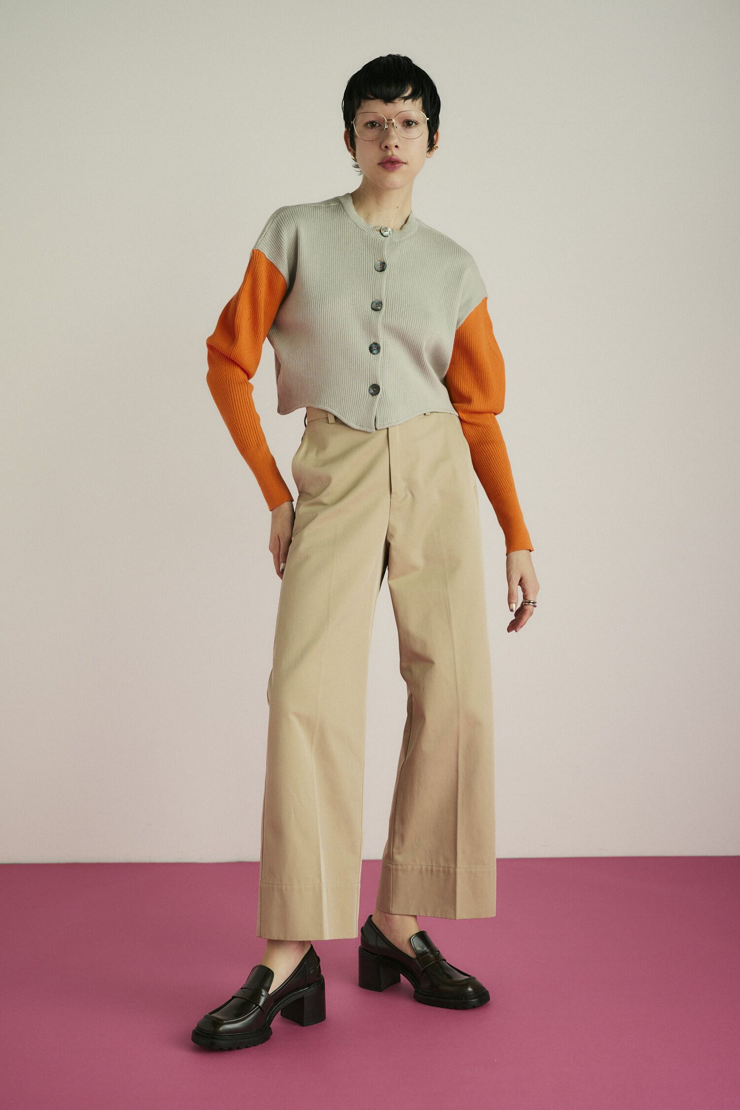 HeRIN.CYE「Straight chino pants」|その他|BEG