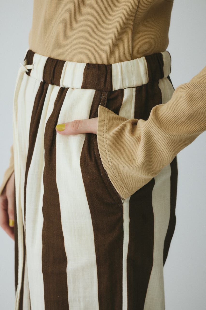 HeRIN.CYE「Stripe gauze pants」|その他|