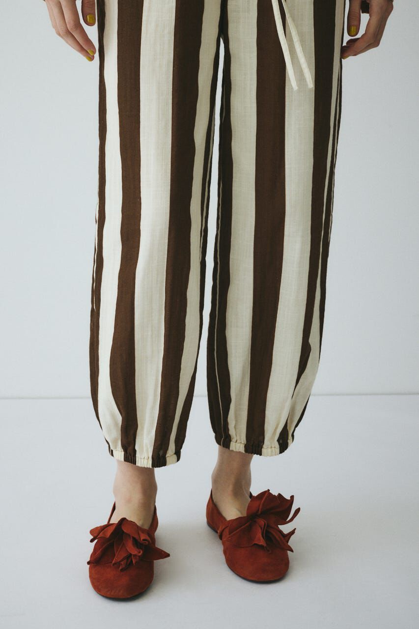 HeRIN.CYE「Stripe gauze pants」|その他|