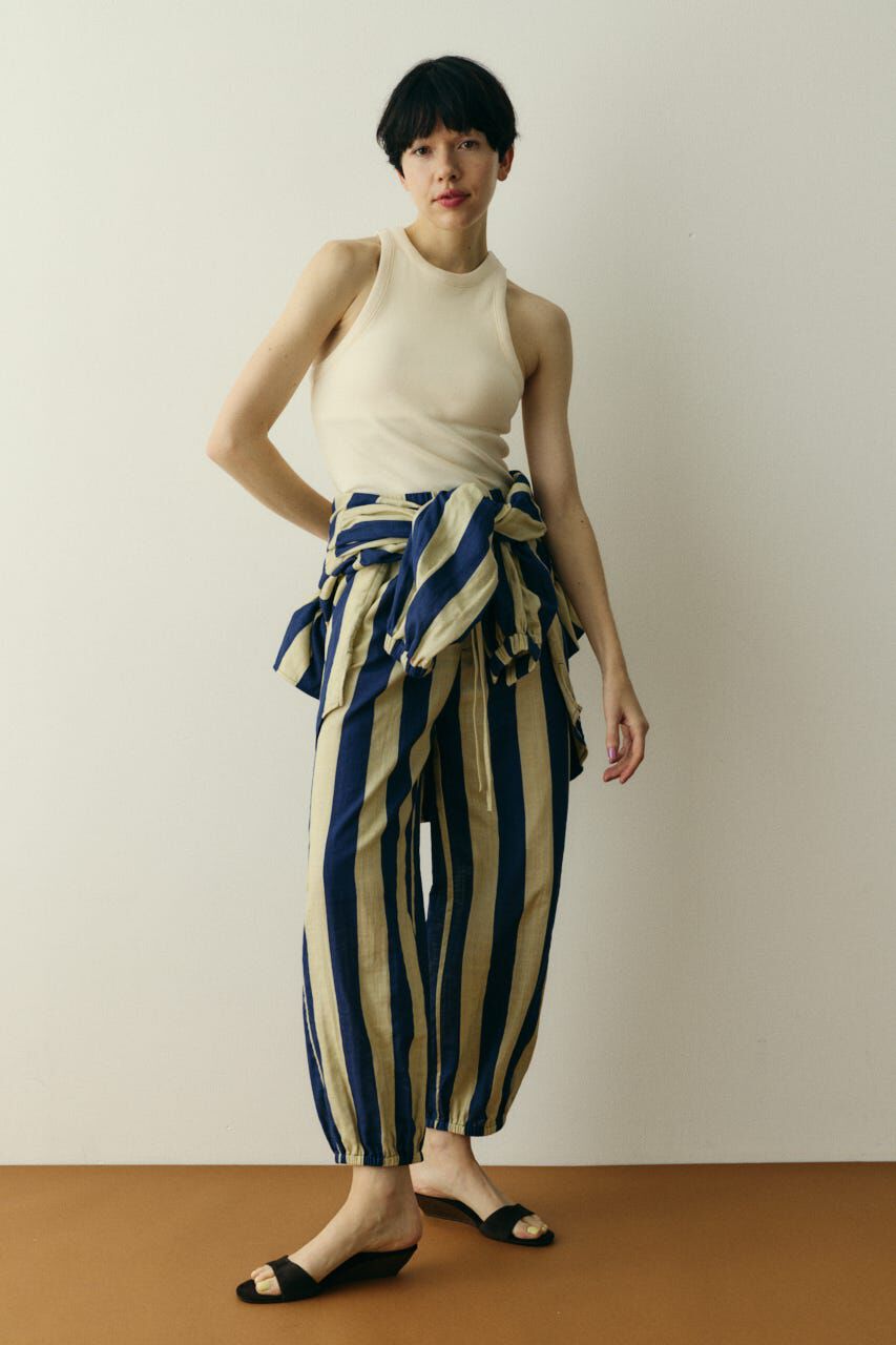 HeRIN.CYE「Stripe gauze pants」|その他|