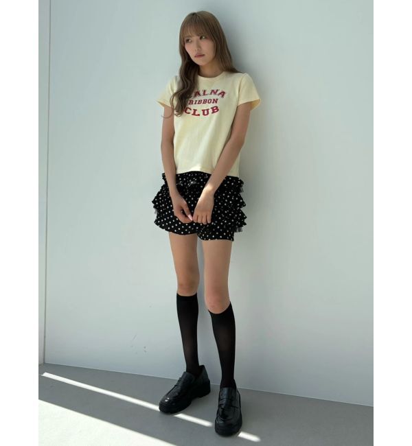CALNAMUR「ドットティアードパンツ」|スカート|