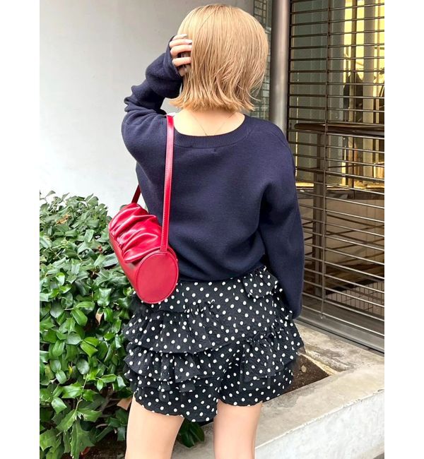 CALNAMUR「ドットティアードパンツ」|スカート|