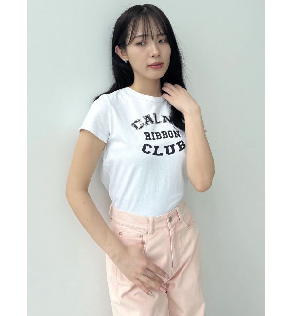 CALNAMUR「リボンクラブTシャツ」|Tシャツ・カットソー|