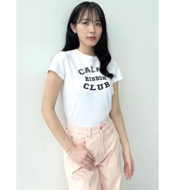 CALNAMUR「リボンクラブTシャツ」|Tシャツ・カットソー|
