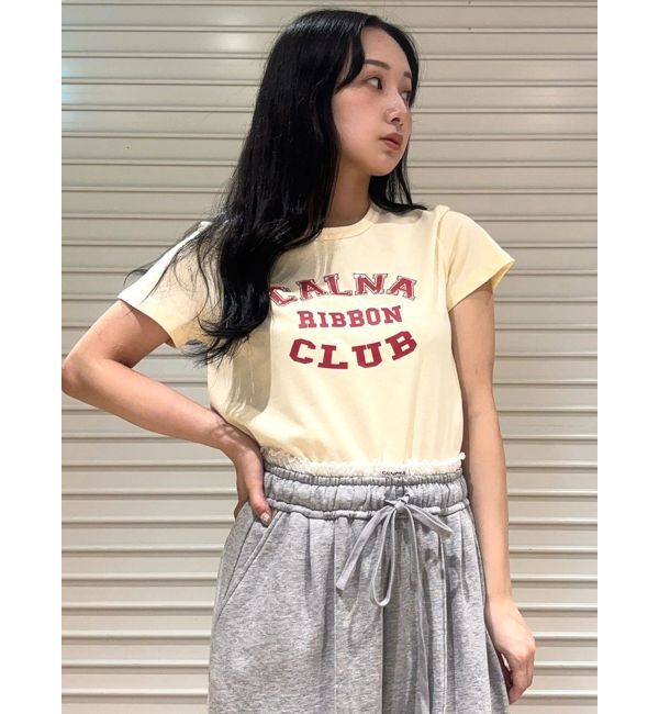 CALNAMUR「リボンクラブTシャツ」|Tシャツ・カットソー|