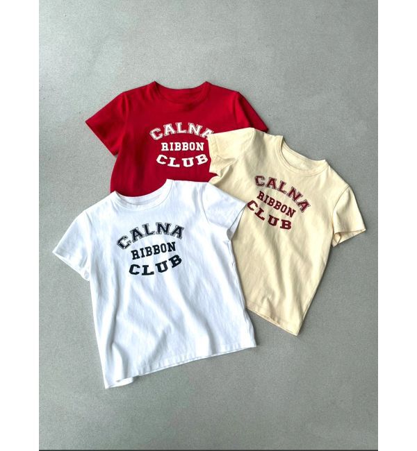 CALNAMUR「リボンクラブTシャツ」|Tシャツ・カットソー|