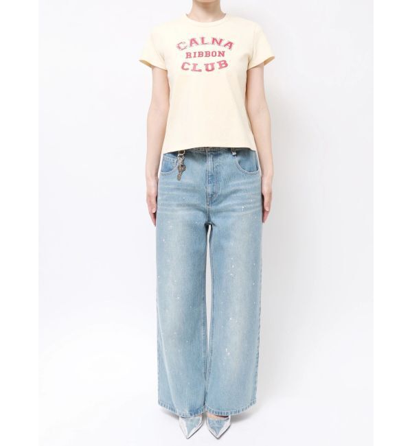 CALNAMUR「リボンクラブTシャツ」|Tシャツ・カットソー|