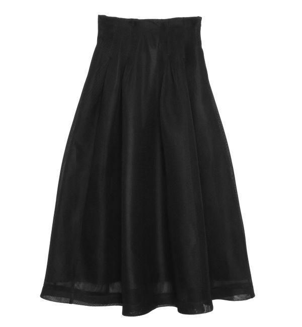 ELENDEEK「MESH BONDING FLARED SK」|スカート|
