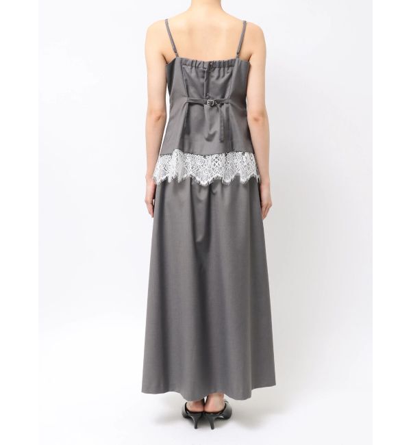 ELENDEEK「LACE LAYERED CAMI OP」|ワンピース|