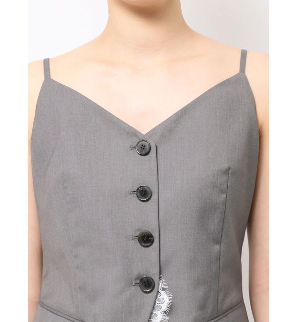ELENDEEK「LACE LAYERED CAMI OP」|ワンピース|