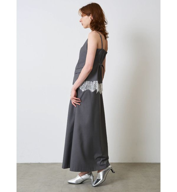 ELENDEEK「LACE LAYERED CAMI OP」|ワンピース|