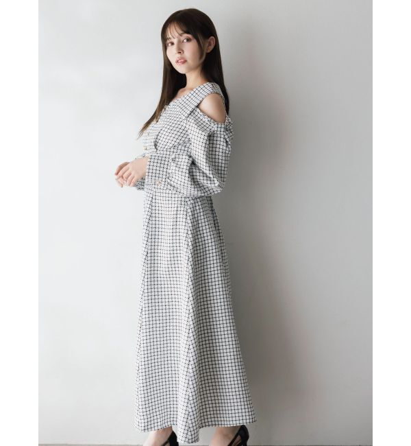 dazzlin「ショルダーリボンシェイプワンピース」|ワンピース|