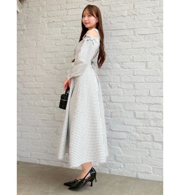 dazzlin「ショルダーリボンシェイプワンピース」|ワンピース|