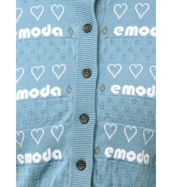 EMODA「アイレットロゴツインニット」|ニット・セーター|