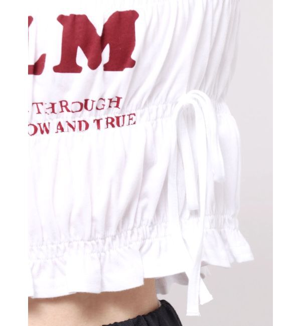 EMODA「ロゴギャザーTシャツ」|Tシャツ・カットソー|