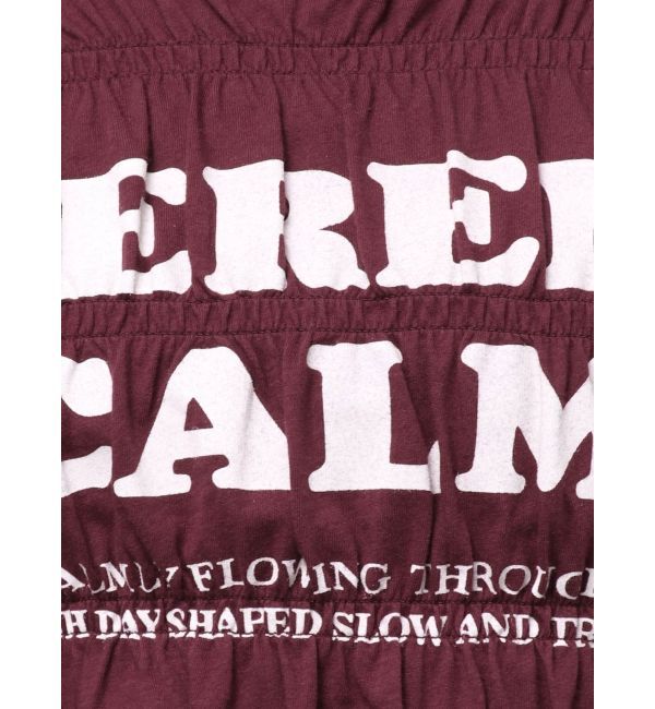EMODA「ロゴギャザーTシャツ」|Tシャツ・カットソー|