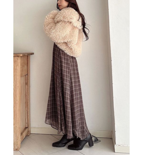 MERCURYDUO「ツイストネックロングスリーブワンピース」|ワンピース|