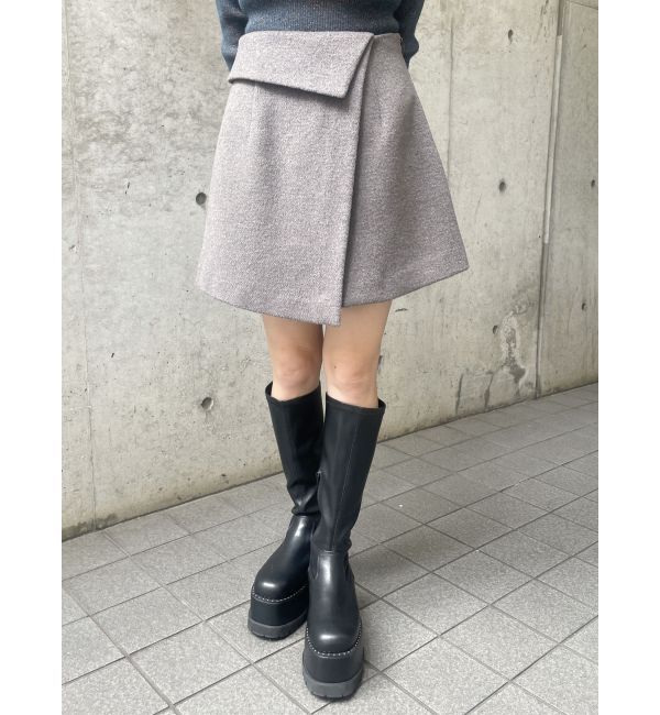 MURUA「ウール混ミニスカート」|スカート|