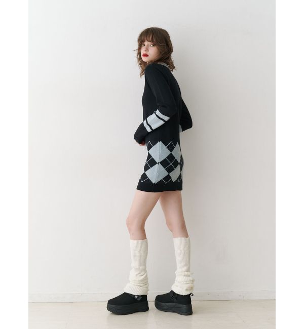jouetie「【SHAKA】SHORT MOUTON BOOTIE CHUNKY」|ショートブーツ|