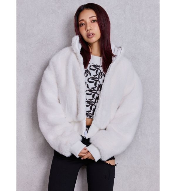 GYDA「STUPID IN RICH REVERSIBLE ECO FURブルゾン」|ブルゾン・スタジャン|