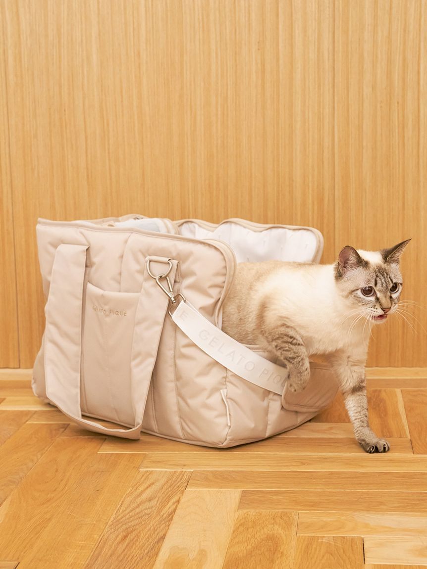  GELATO PIQUE CAT&DOG「【CAT&DOG】キルティングキャリーバック」|その他|BEG