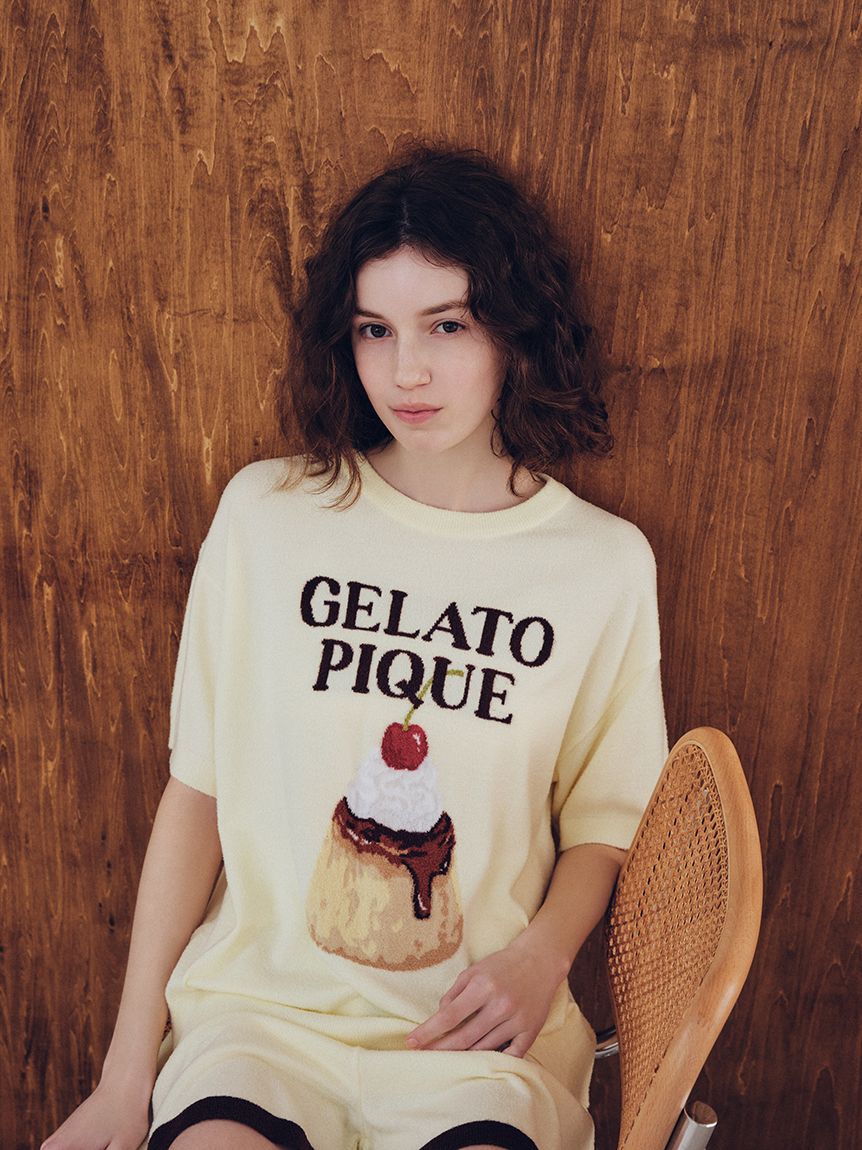 gelato pique「【ONLINE限定】スムーズィープリンジャガードプルオーバー&ショートパンツセット」|ルームウェア|