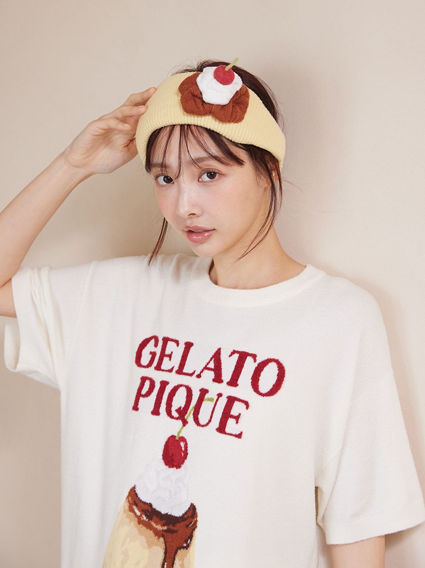 gelato pique「【ONLINE限定】スムーズィープリンジャガードプルオーバー&ショートパンツセット」|ルームウェア|