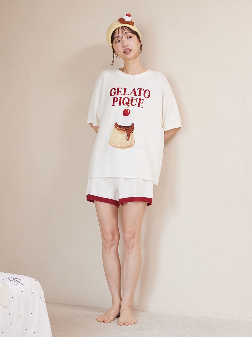 gelato pique「【ONLINE限定】スムーズィープリンジャガードプルオーバー&ショートパンツセット」|ルームウェア|