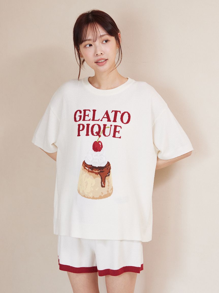 gelato pique「【ONLINE限定】スムーズィープリンジャガードプルオーバー&ショートパンツセット」|ルームウェア|
