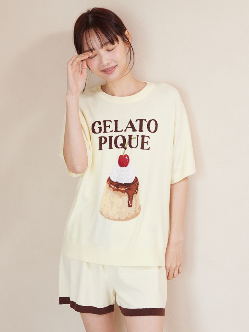 gelato pique「【ONLINE限定】スムーズィープリンジャガードプルオーバー&ショートパンツセット」|ルームウェア|