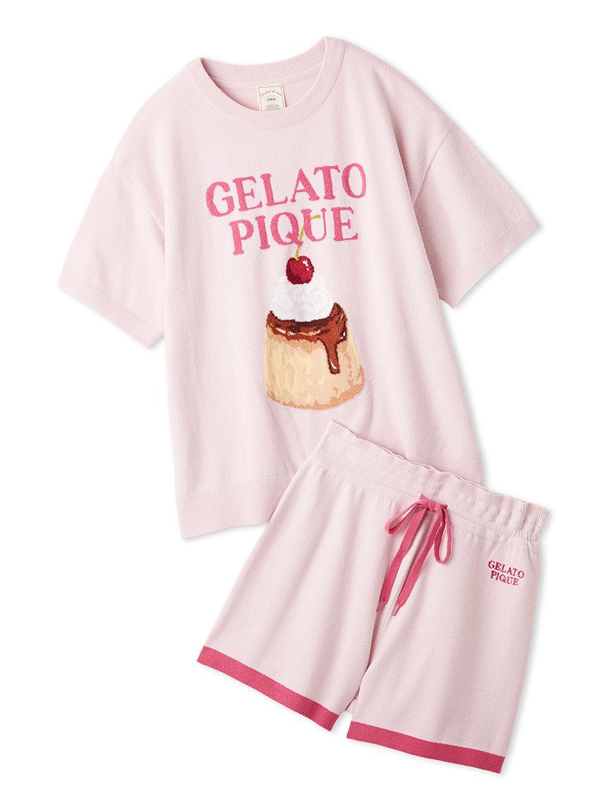 gelato pique「【ONLINE限定】スムーズィープリンジャガードプルオーバー&ショートパンツセット」|ルームウェア|