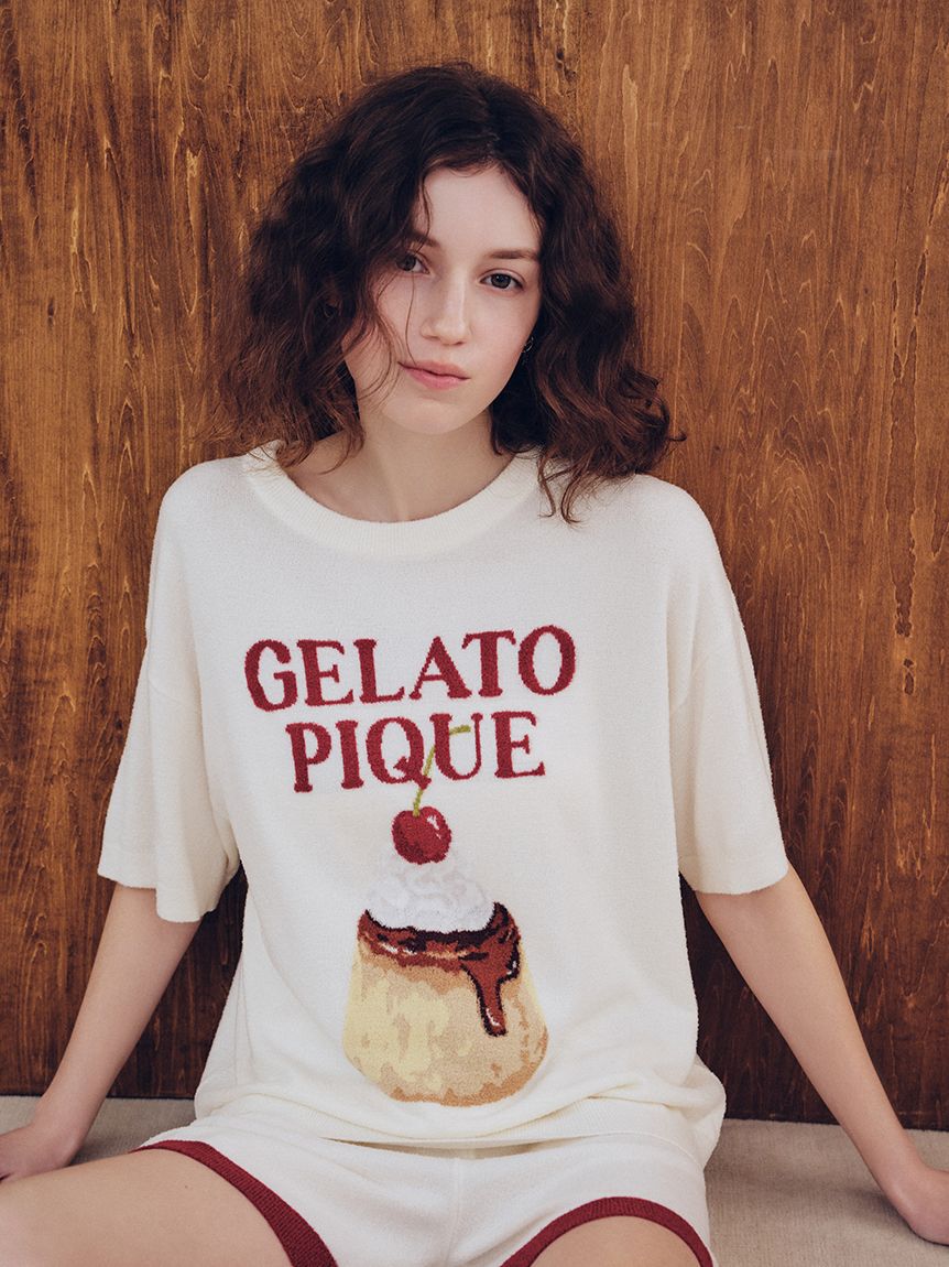 gelato pique「【ONLINE限定】スムーズィープリンジャガードプルオーバー&ショートパンツセット」|ルームウェア|
