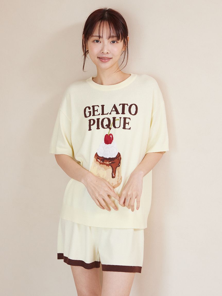 gelato pique「【ONLINE限定】スムーズィープリンジャガードプルオーバー&ショートパンツセット」|ルームウェア|