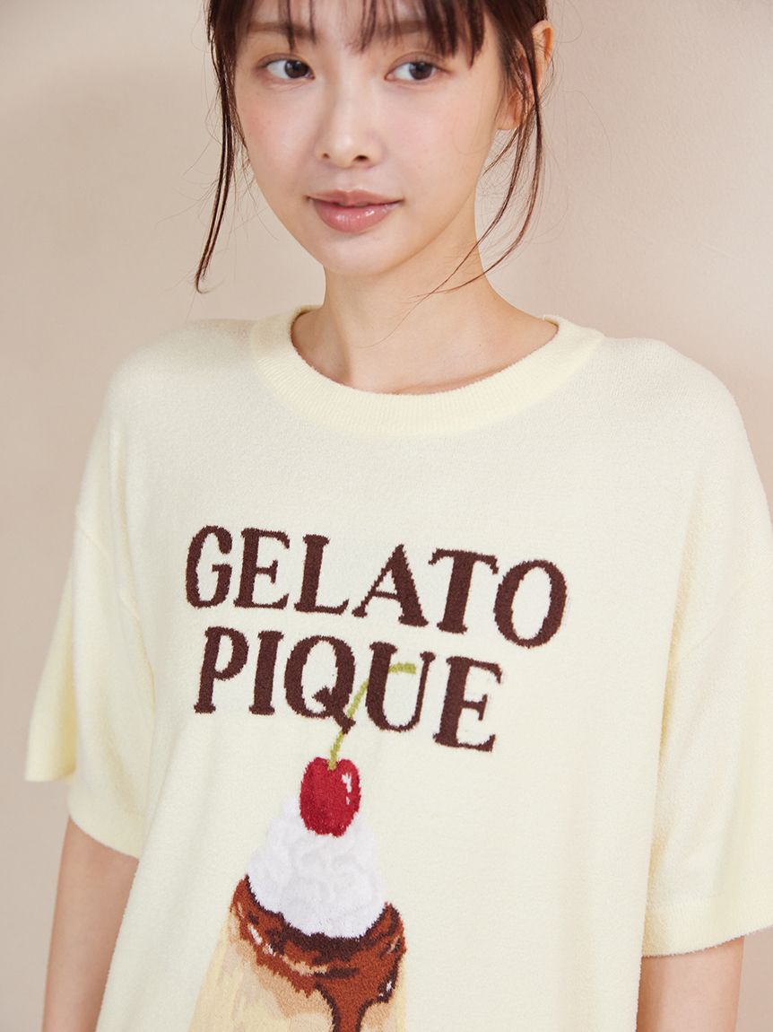 gelato pique「【ONLINE限定】スムーズィープリンジャガードプルオーバー&ショートパンツセット」|ルームウェア|