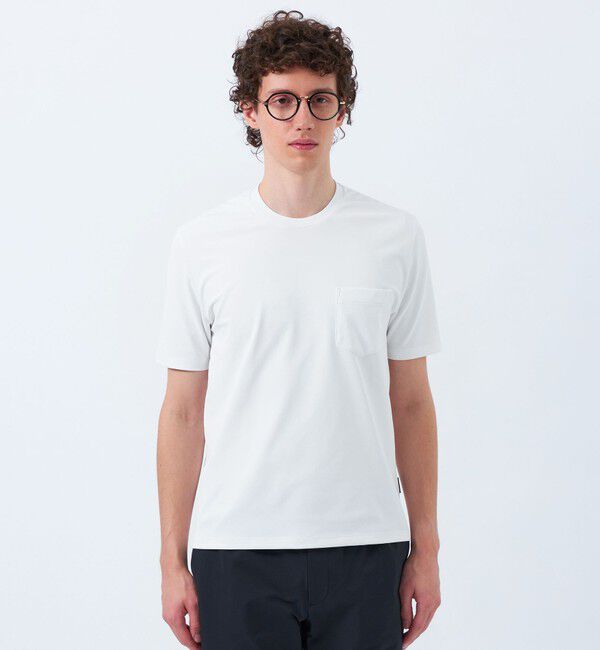 MACKINTOSH PHILOSOPHY「【TROTTER with MOONRAKERS 】 トロッター Tシャツ ムーンテックジャージー」|Tシャツ・カットソー|ホワイト