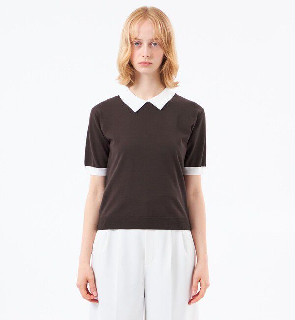 MACKINTOSH PHILOSOPHY「【WEB&一部店舗限定】ポロカラーニット」|ニット・セーター|