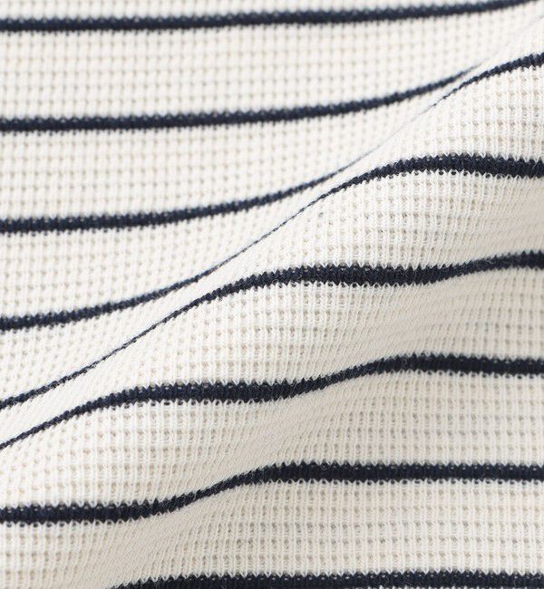 MACKINTOSH PHILOSOPHY「【予約販売】BUCKINGHAM BEAR ヘンリーネックTシャツ サーフニットボーダー」|Tシャツ・カットソー|