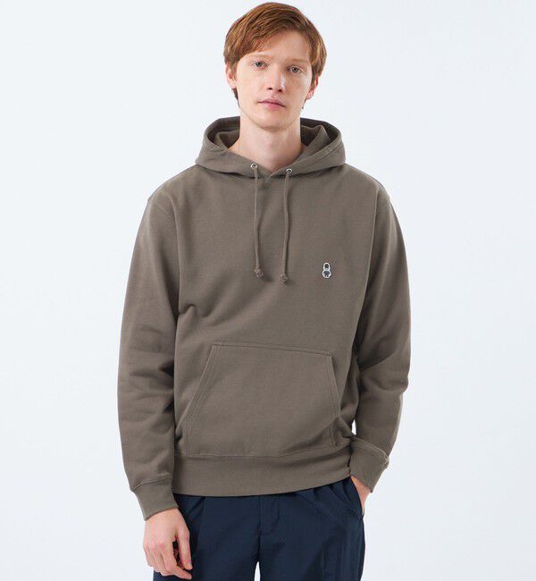 MACKINTOSH PHILOSOPHY「【予約販売】【WEB&一部店舗限定】BUCKINGHAM BEAR フーデッドパーカ 10オンス裏パイル」|Tシャツ・カットソー|チャコールグレー