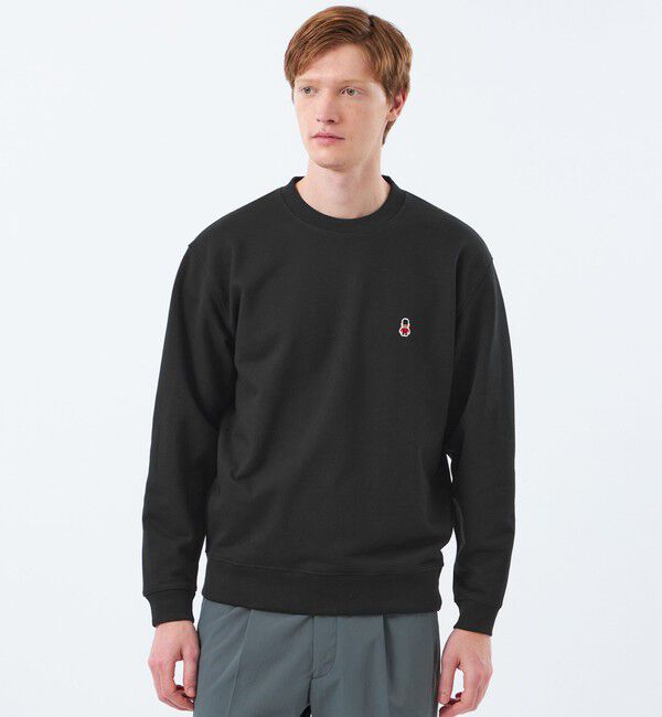 MACKINTOSH PHILOSOPHY「【予約販売】【WEB&一部店舗限定】BUCKINGHAM BEAR 10オンス裏パイル ワンポイントクルーネックスウェット」|Tシャツ・カットソー|ブラック