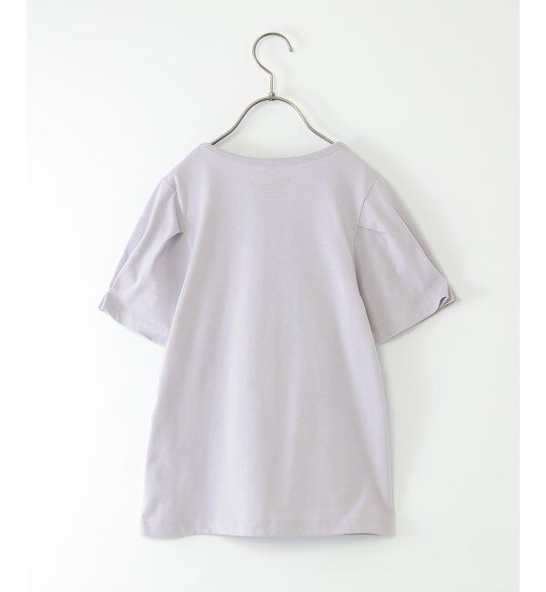 ikka kids「【親子コーデ】袖タック冷感プリントTシャツ（120~160cm）」|Tシャツ・カットソー|