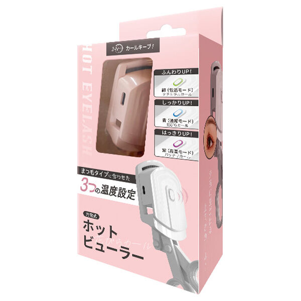 「ShinkoQ ホットビューラー 花びらカール ピンク (40g)」|コスメ雑貨|