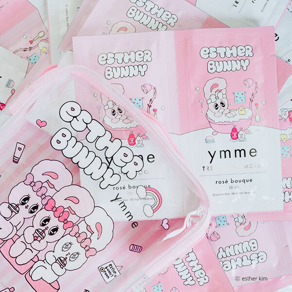  「ymme エスターバニーコラボ限定トラベルセット (50ml・10ml＋10ml&times;5)」|シャンプー|
