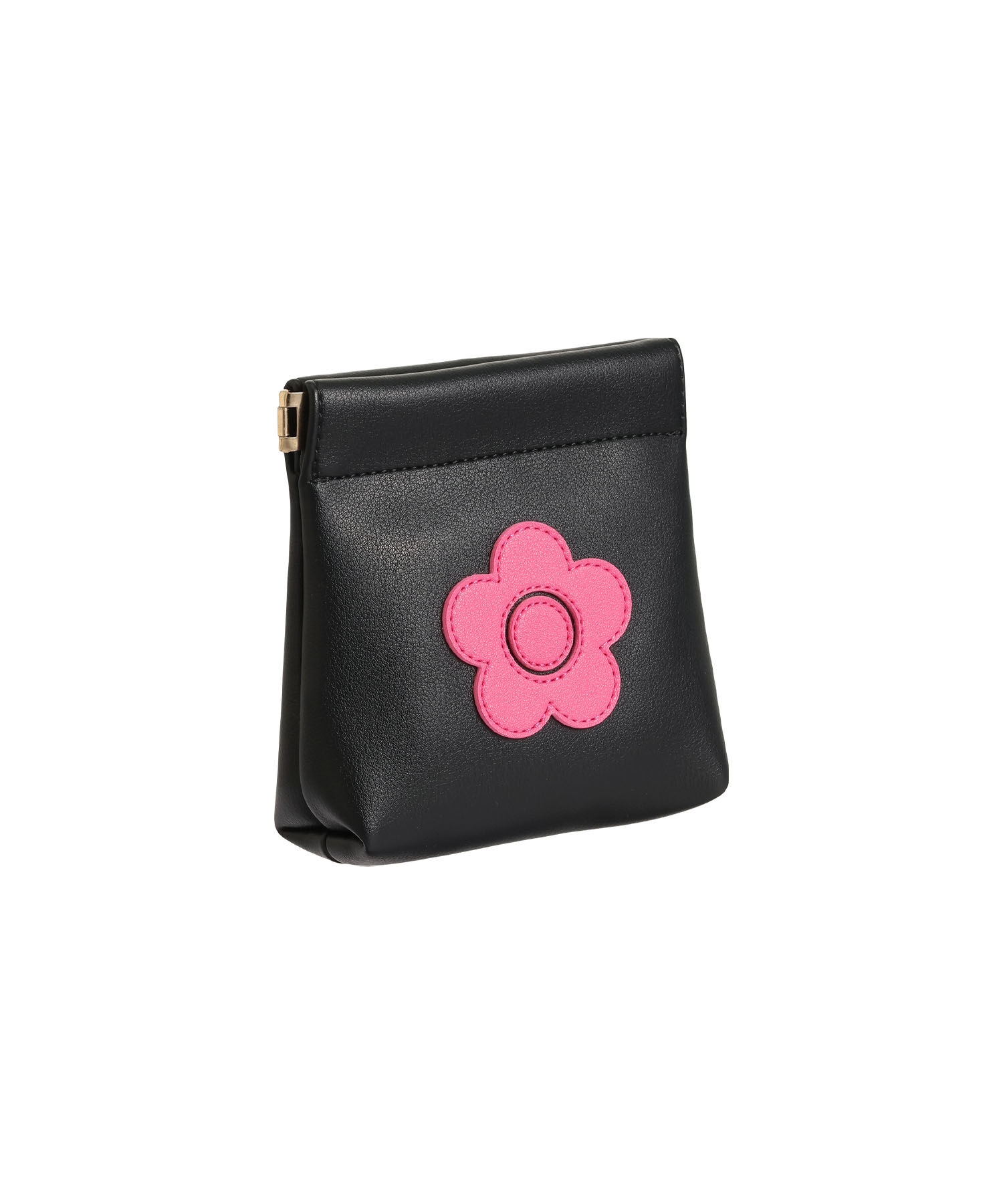 MARY QUANT「レトロロゴパッチ バネクチポーチ」|ポーチ|
