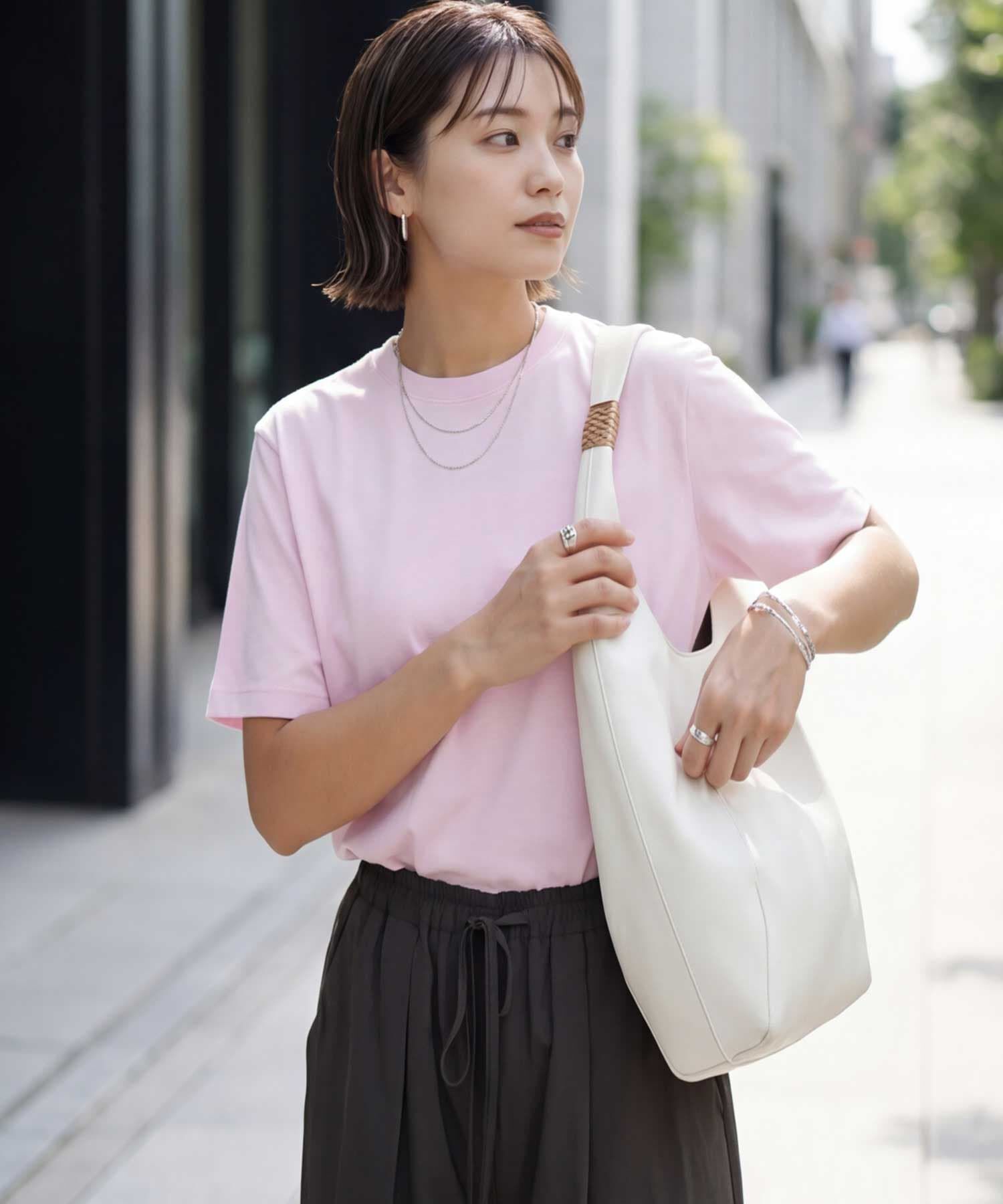 STYLE DELI「薄手スムースクルーネックTシャツ」|Tシャツ・カットソー|