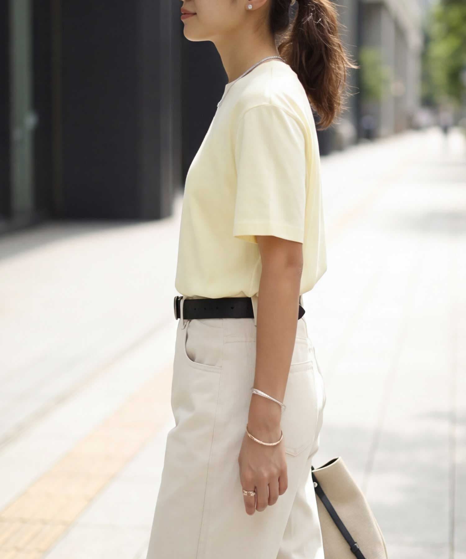 STYLE DELI「薄手スムースクルーネックTシャツ」|Tシャツ・カットソー|