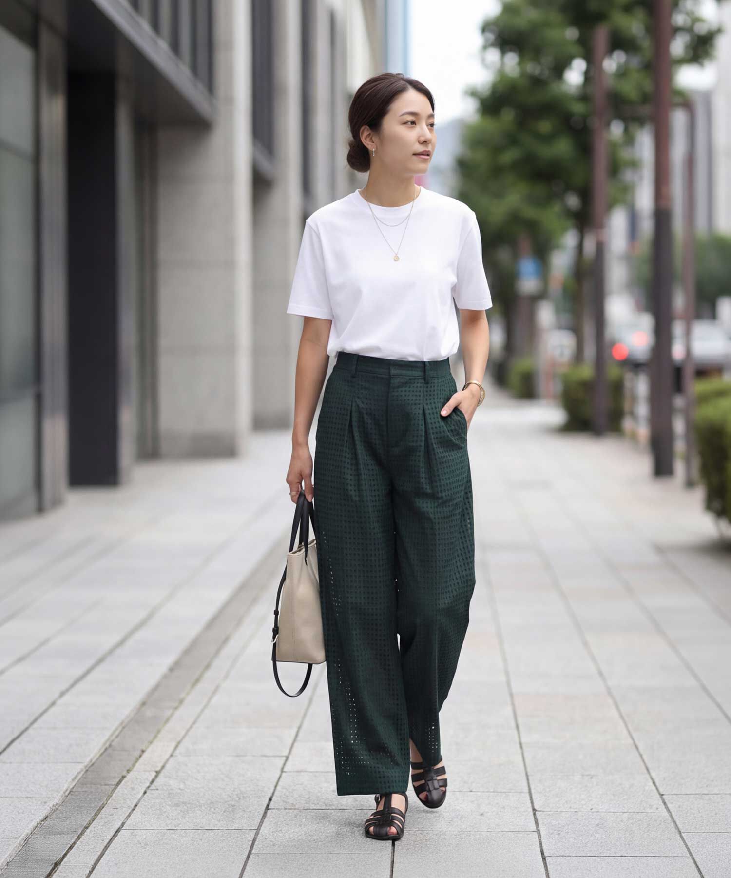 STYLE DELI「薄手スムースクルーネックTシャツ」|Tシャツ・カットソー|